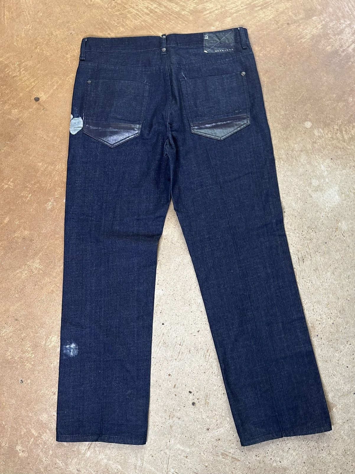 Sean John Sean John Bleach Distressed Baggy Jeans Size US 36 / EU 52 - 2 Thumbnail
