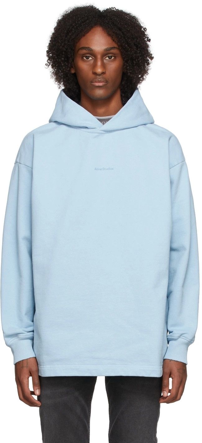 Acne Studios Acne Studios Blue Logo Stamp Hoodie Acne Studios Size US XS / EU 42 / 0 - 1 Thumbnail