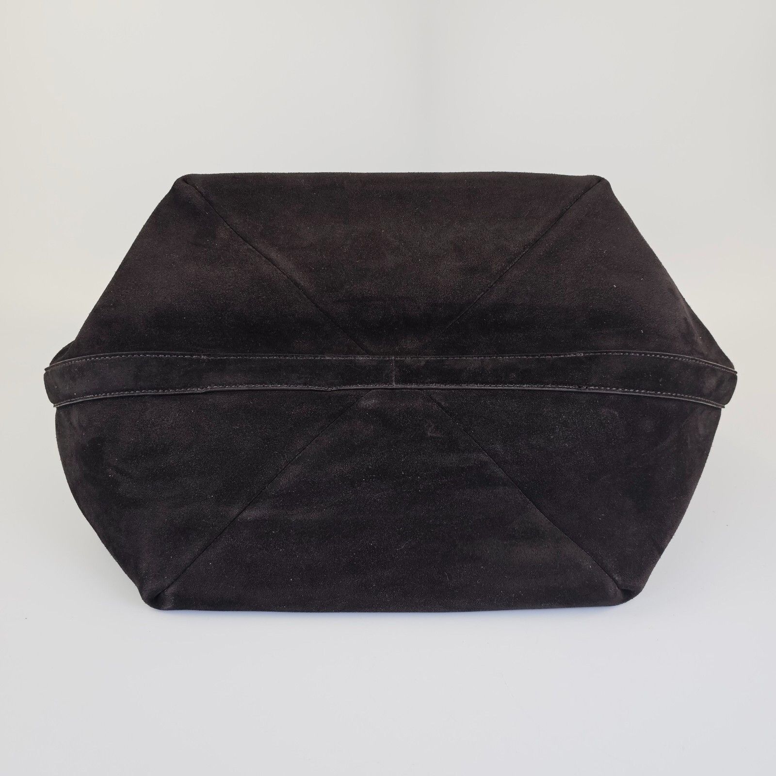 Toteme TOTEME Belted $1150 Espresso Suede Tote Bag New And Authenti Size ONE SIZE - 7 Thumbnail