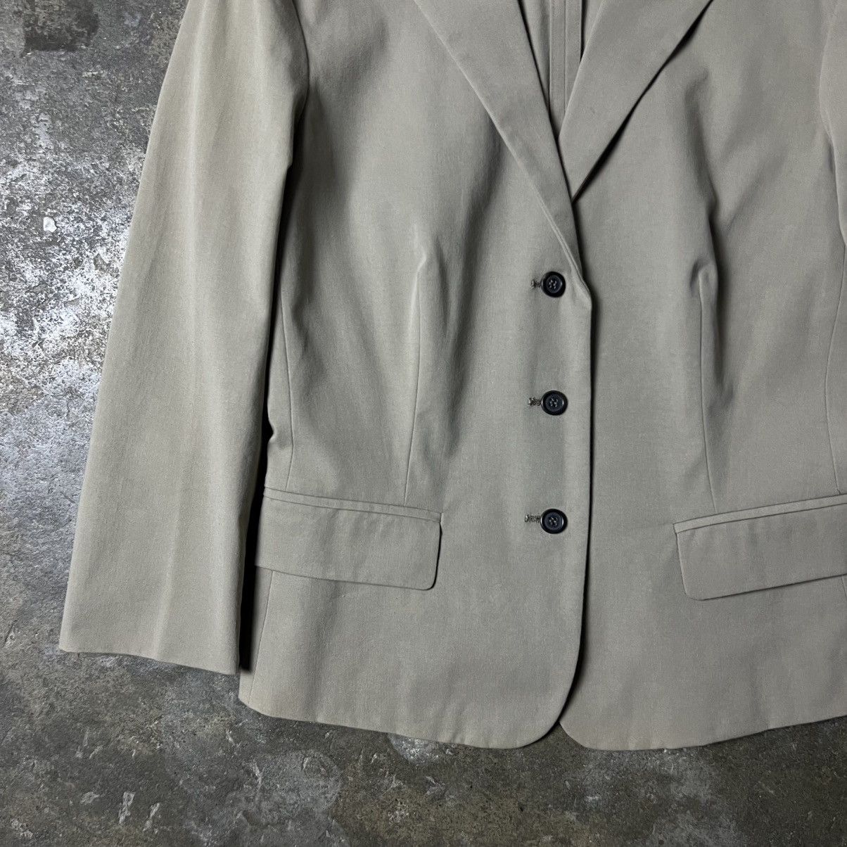 Prada Prada - SS06 - Khaki Tailored Blazer Size M / US 6-8 / IT 42-44 - 4 Thumbnail