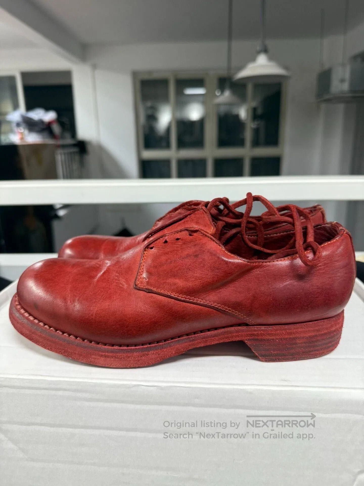 Guidi guidi 5302n soft leather derby shoes. Size US 6 / EU 39 - 6 Thumbnail