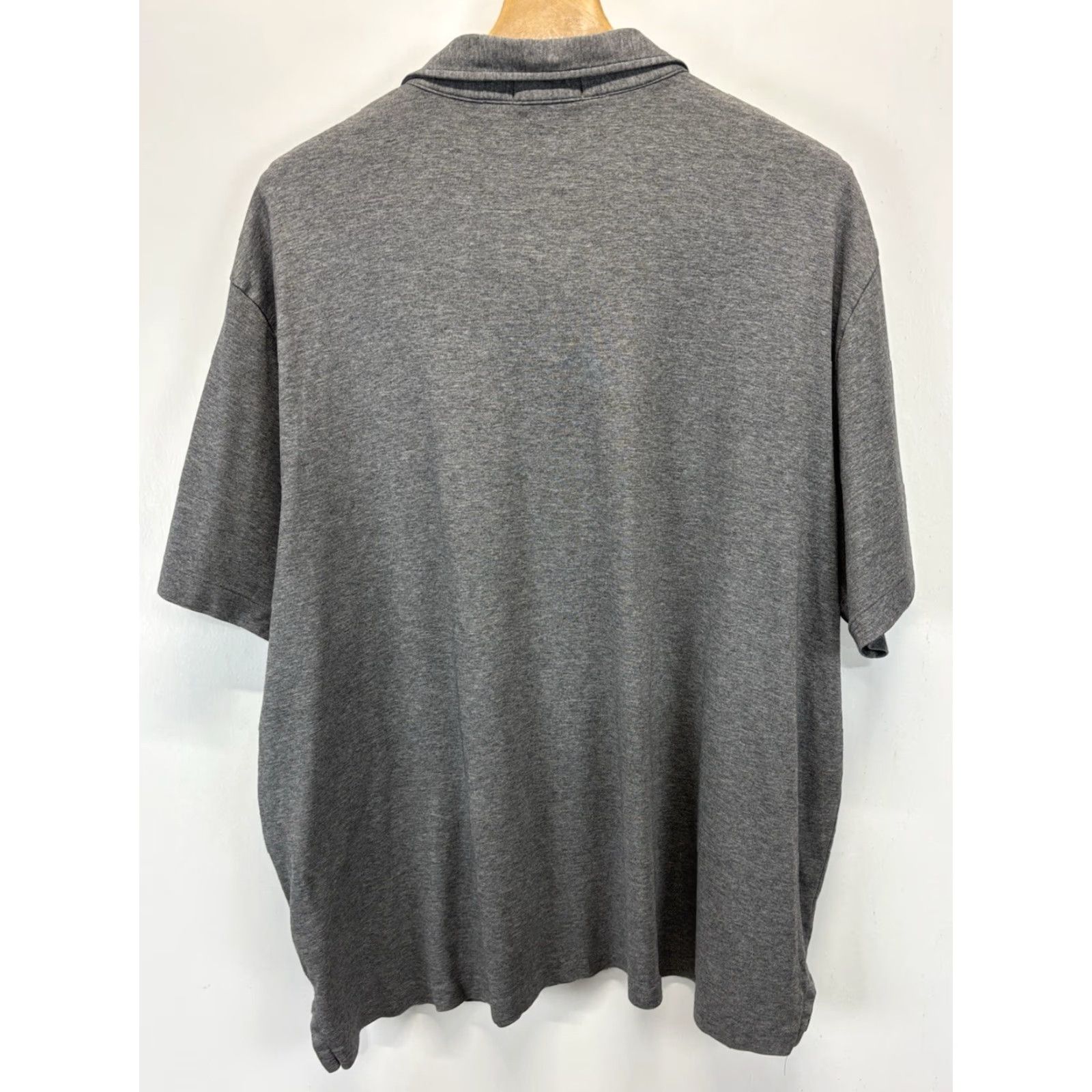 Polo Ralph Lauren Polo Ralph Lauren Shirt Mens XXL Gray Short Sleeve Pony Logo 100% Cotton Size US XXL / EU 58 / 5 - 4 Thumbnail