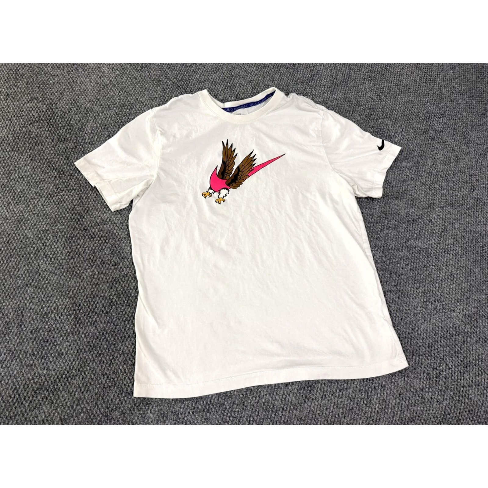 Nike Nike Shirt Mens L White Eagle Swoosh Graphic Tee T-Shirt Patriotic Sports Size US L / EU 52-54 / 3 - 2 Thumbnail