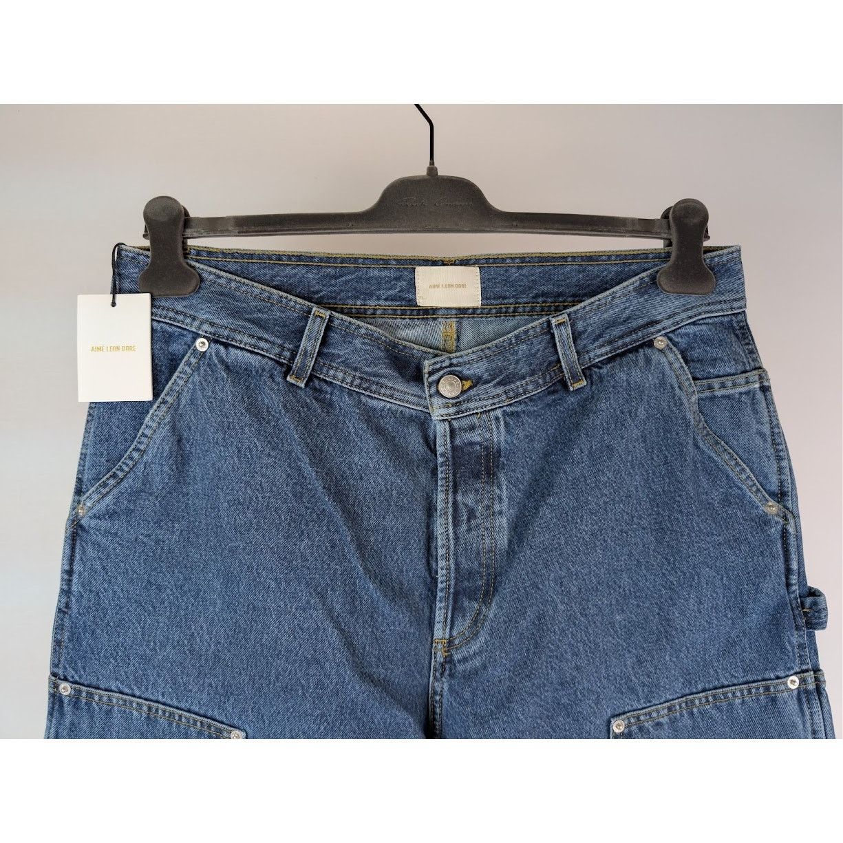 Aime Leon Dore o1rshd1 Denim Carpenter Pants in Mid Wash Size US 36 / EU 52 - 3 Thumbnail