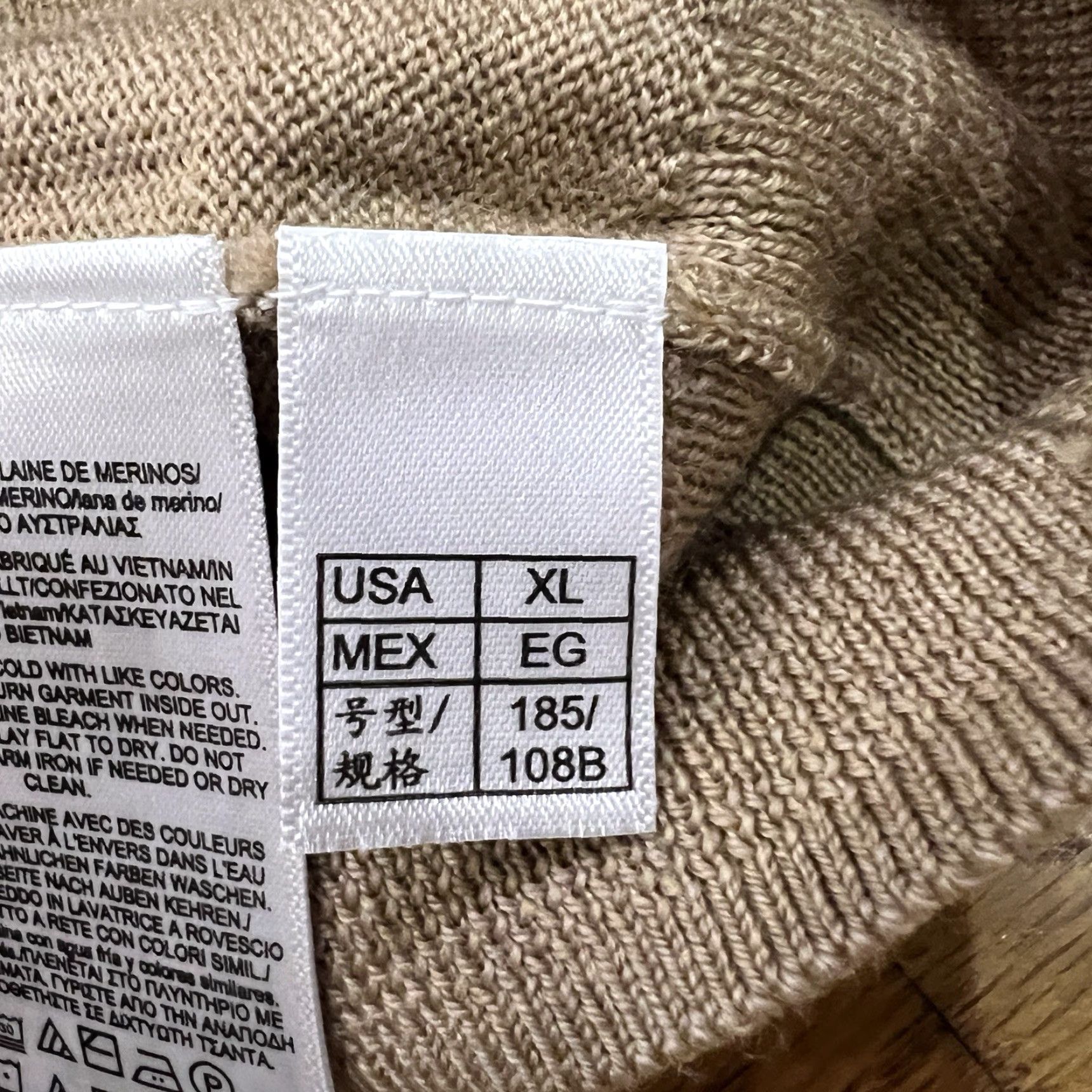Brooks Brothers VINTAGE Brooks Brothers Men's Sweater Pullover XL Brown Wool V-Neck Knit 100% Merino Classic Size US XL / EU 56 / 4 - 5 Thumbnail