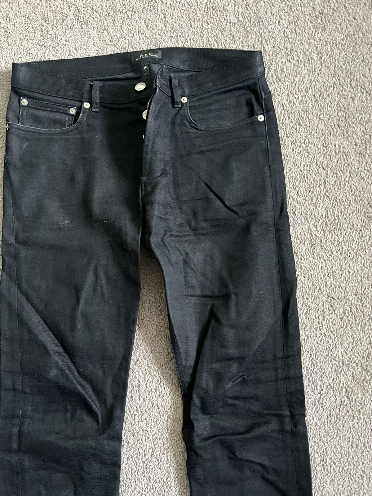 A.P.C. APC Petite New Standards Black Jeans Size US 28 / EU 44 - 3 Thumbnail