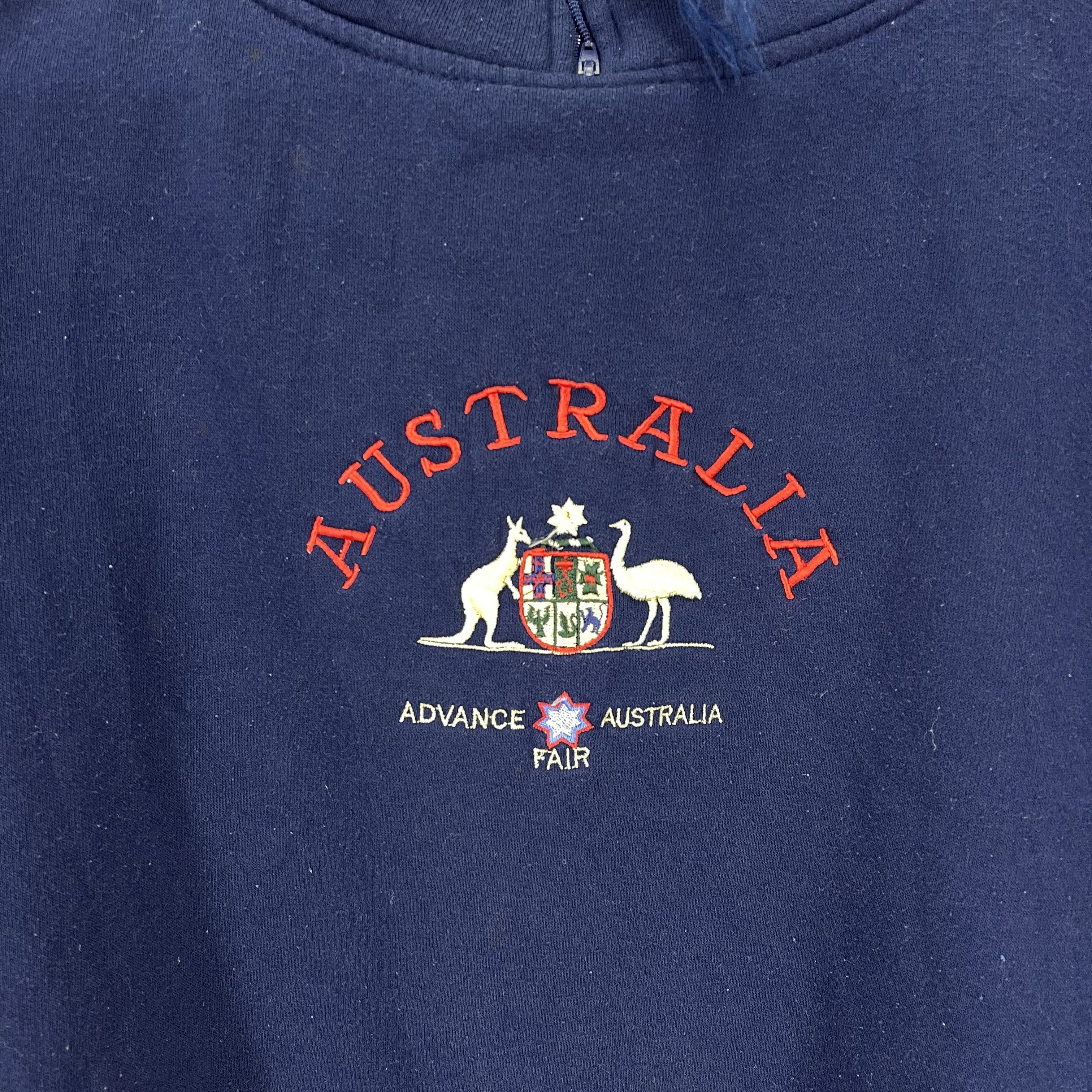 Vintage 90s Vintage AUSTRALIA Turtle Neck Sweatshirt #1130/AN Size M / US 6-8 / IT 42-44 - 4 Thumbnail