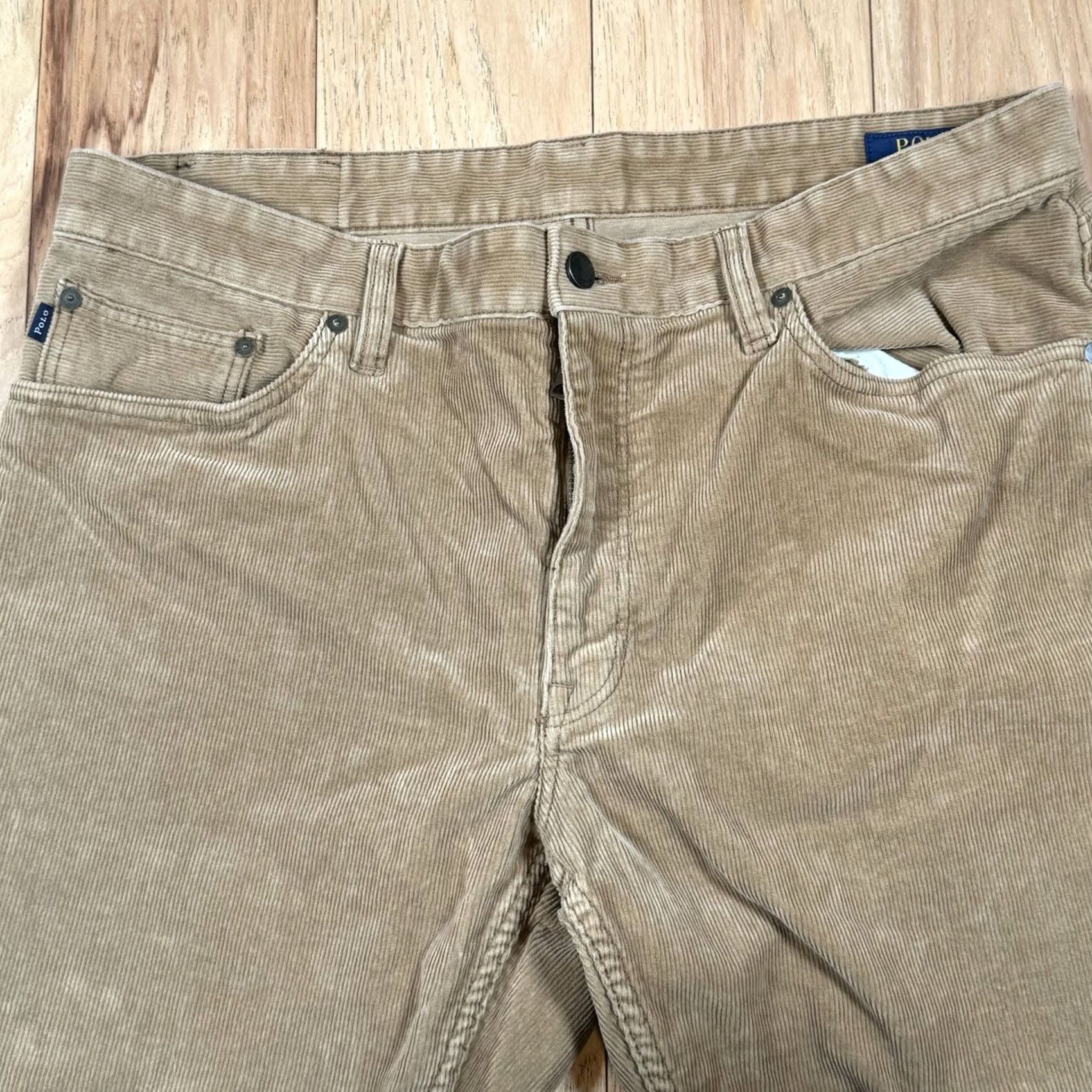 Polo Ralph Lauren Polo Ralph Lauren Corduroy Pants Slim Straight 35x31 Blue Mens Chino Pants Size US S / EU 44-46 / 1 - 5 Thumbnail