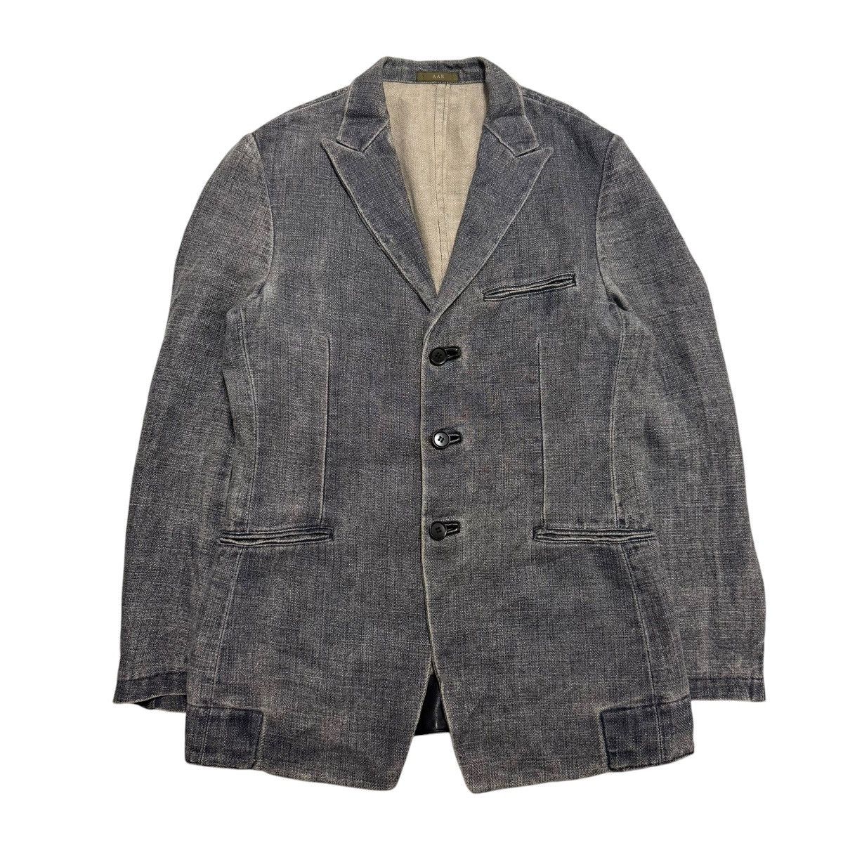 Yohji Yamamoto Yohji Yamamoto AAR Denim Casual Jacket Size US M / EU 48-50 / 2 - 1 Thumbnail