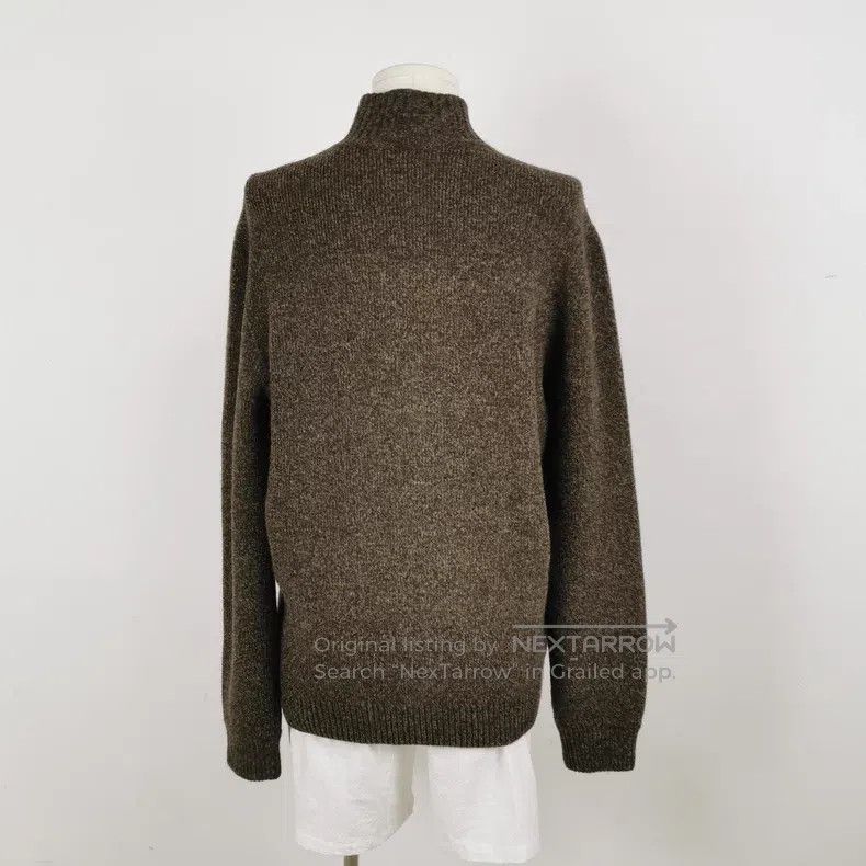 Hermes Hermes Wool and cashmere blend solid color zipper round ne Size L / US 10 / IT 46 - 5 Thumbnail