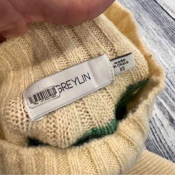 Other Greylin Striped Multicolor Mock Neck Sweater Size XS / US 0-2 / IT 36-38 - 5 Thumbnail