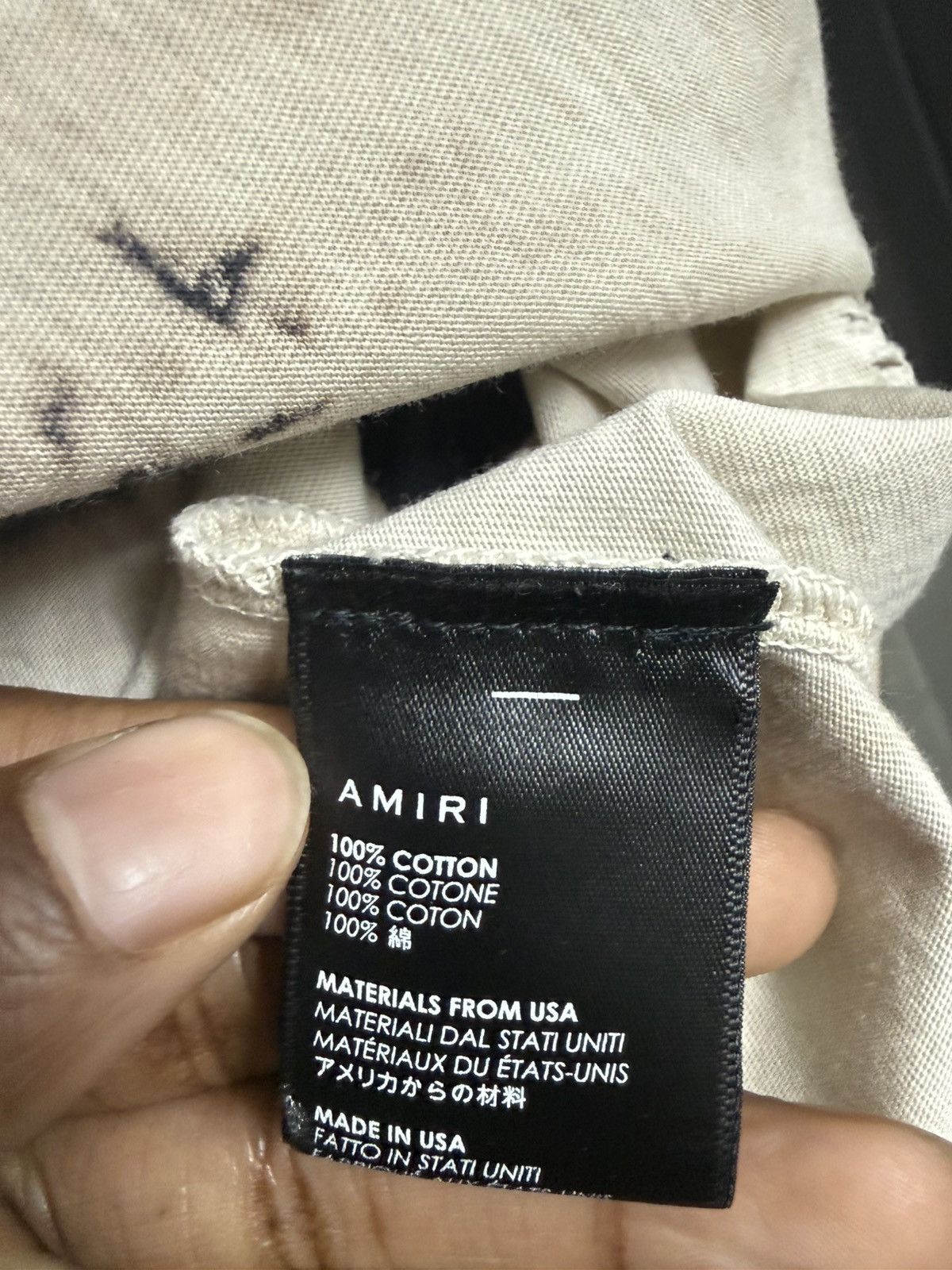 Amiri AMIRI Watercolor Dragon and Logo T-shirt Size US S / EU 44-46 / 1 - 3 Thumbnail