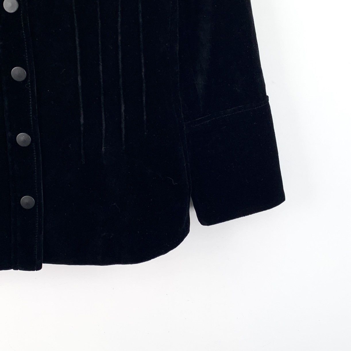 Dior Dior Black Lace Velvet Cotton Single Breasted Jacket Size XS / US 0-2 / IT 36-38 - 4 Thumbnail