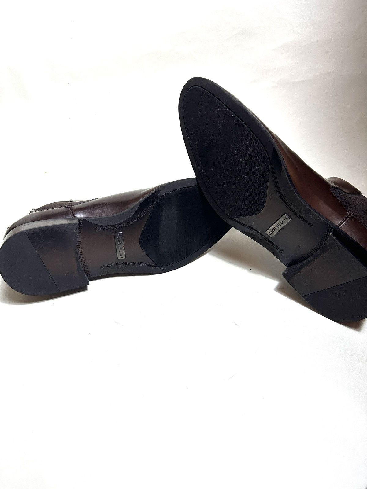 Kenneth Cole Kenneth Cole New York Mens Tully Leather Chelsea Boots Brown Size US 11.5 / EU 44-45 - 3 Thumbnail