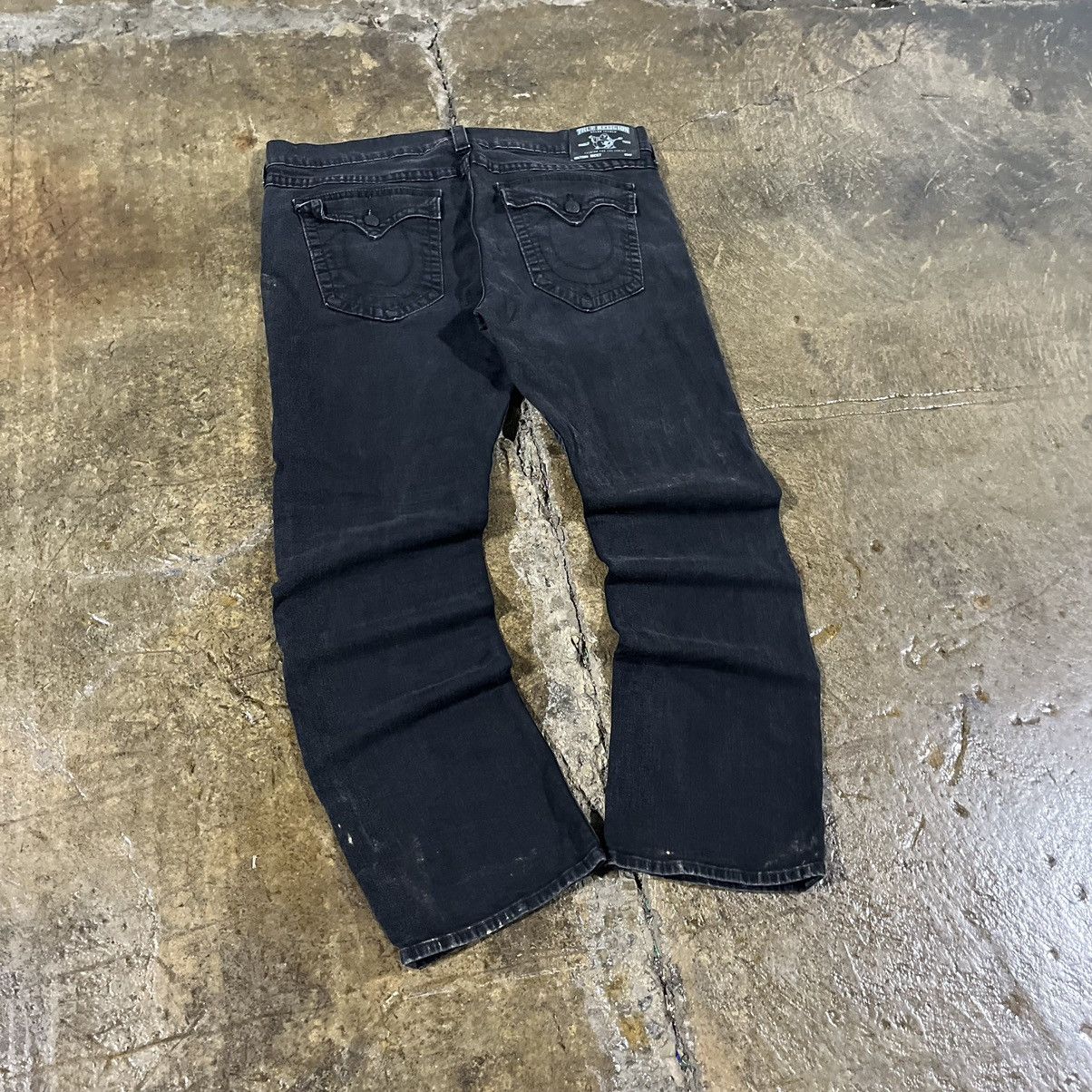 True Religion × Vintage Crazy Vintage Y2K True Religion Jeans Ricky Hip-Hop Unique Size US 44 / EU 60 - 3 Thumbnail