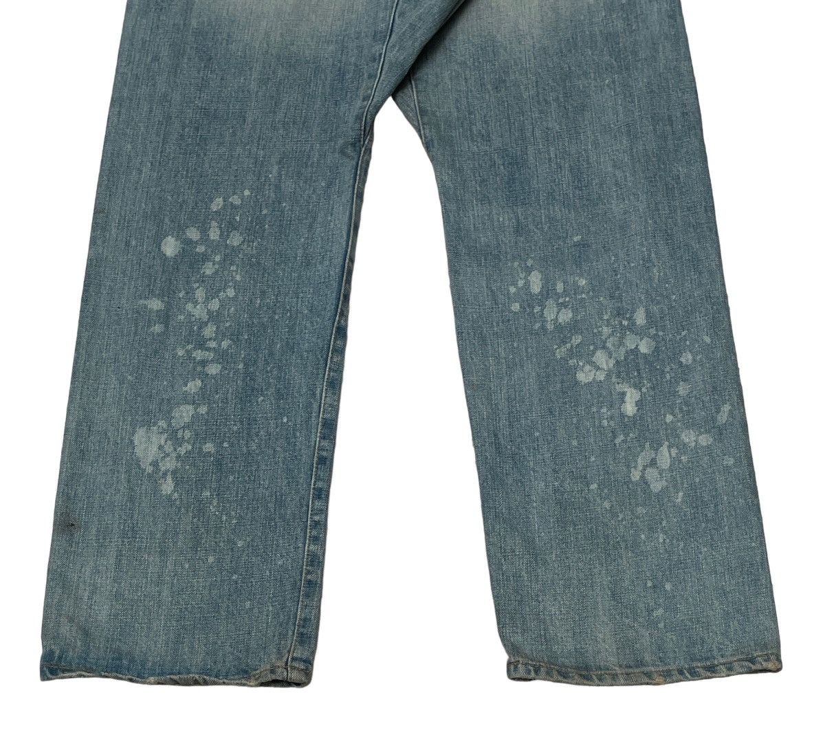 Designer × Japanese Brand × Vintage Vintage Japanese Brand Hardhit Flared Jeans 1990s Size US 32 / EU 48 - 4 Thumbnail