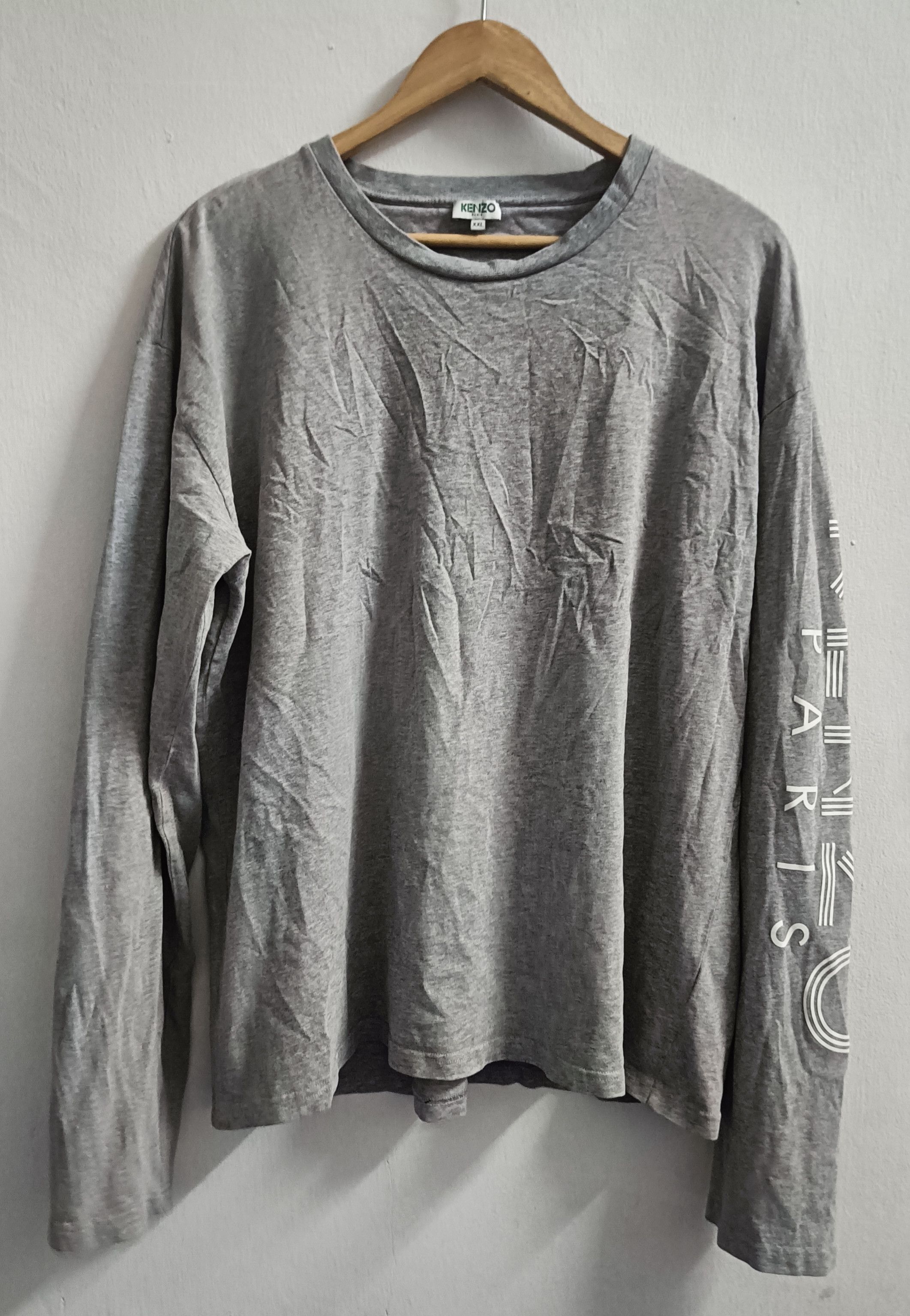 Designer × Kenzo 🔥🔥 Rare Kenzo Paris Long Sleeve Tee Size US XXL / EU 58 / 5 - 1 Thumbnail