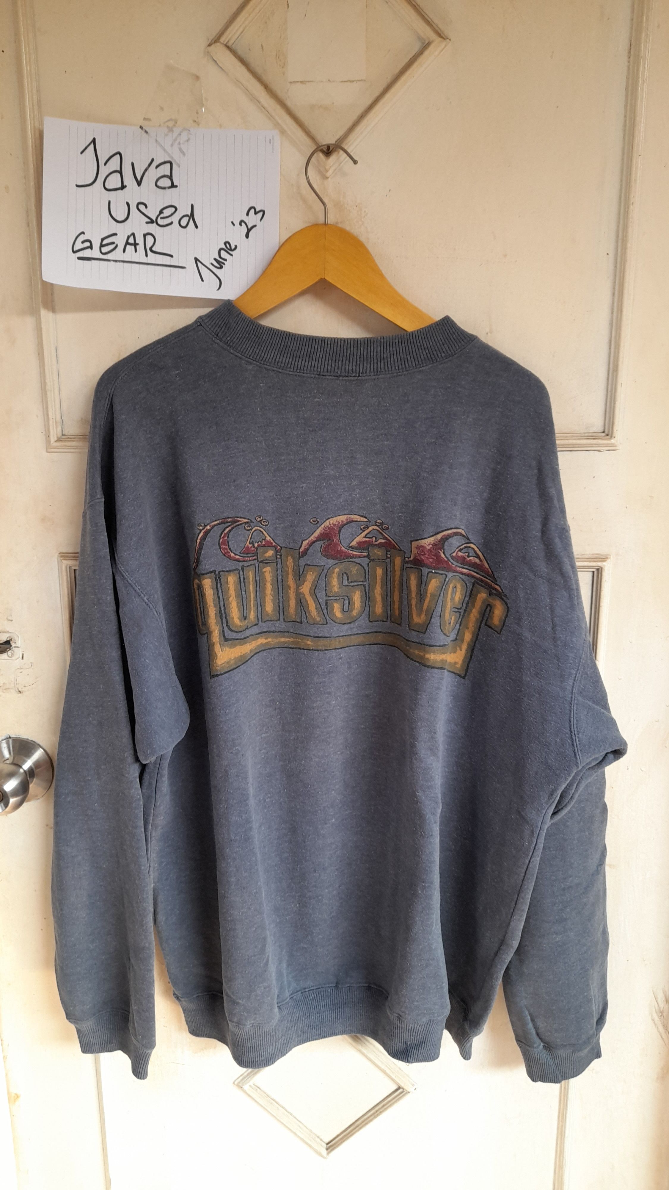 Quiksilver 90’s Vintage Quiksilver Sweatshirt Size US L / EU 52-54 / 3 - 1 Thumbnail