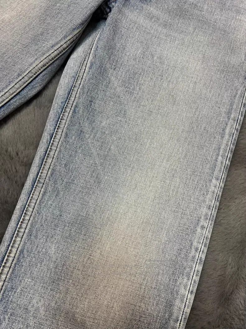 Celine Celine Light Blue Straight Leg Wide-Leg Jeans Size 29 i Size US 29 - 5 Thumbnail