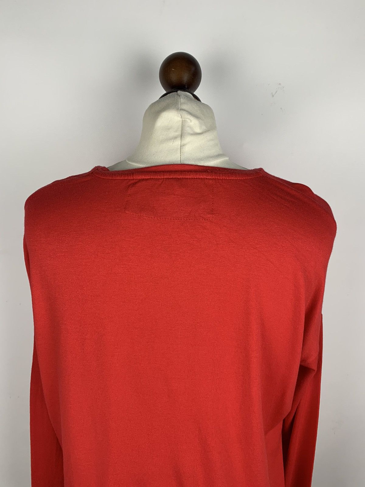 Other Ivko Woman V-Neck Long Sleeve T-Shirt Red Size 36 Luxury Size XS / US 0-2 / IT 36-38 - 5 Thumbnail