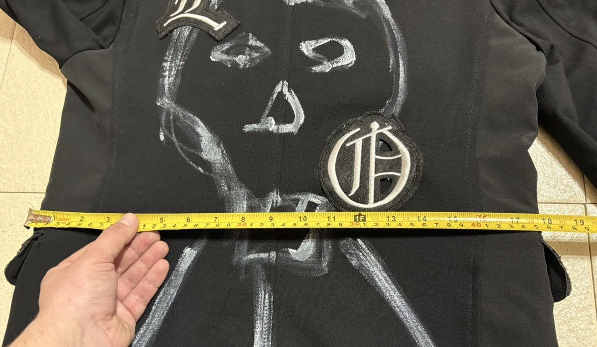 Other KMH Concept Avant-Garde Black Blazer Skull Hand Painted Size 50S - 19 Thumbnail