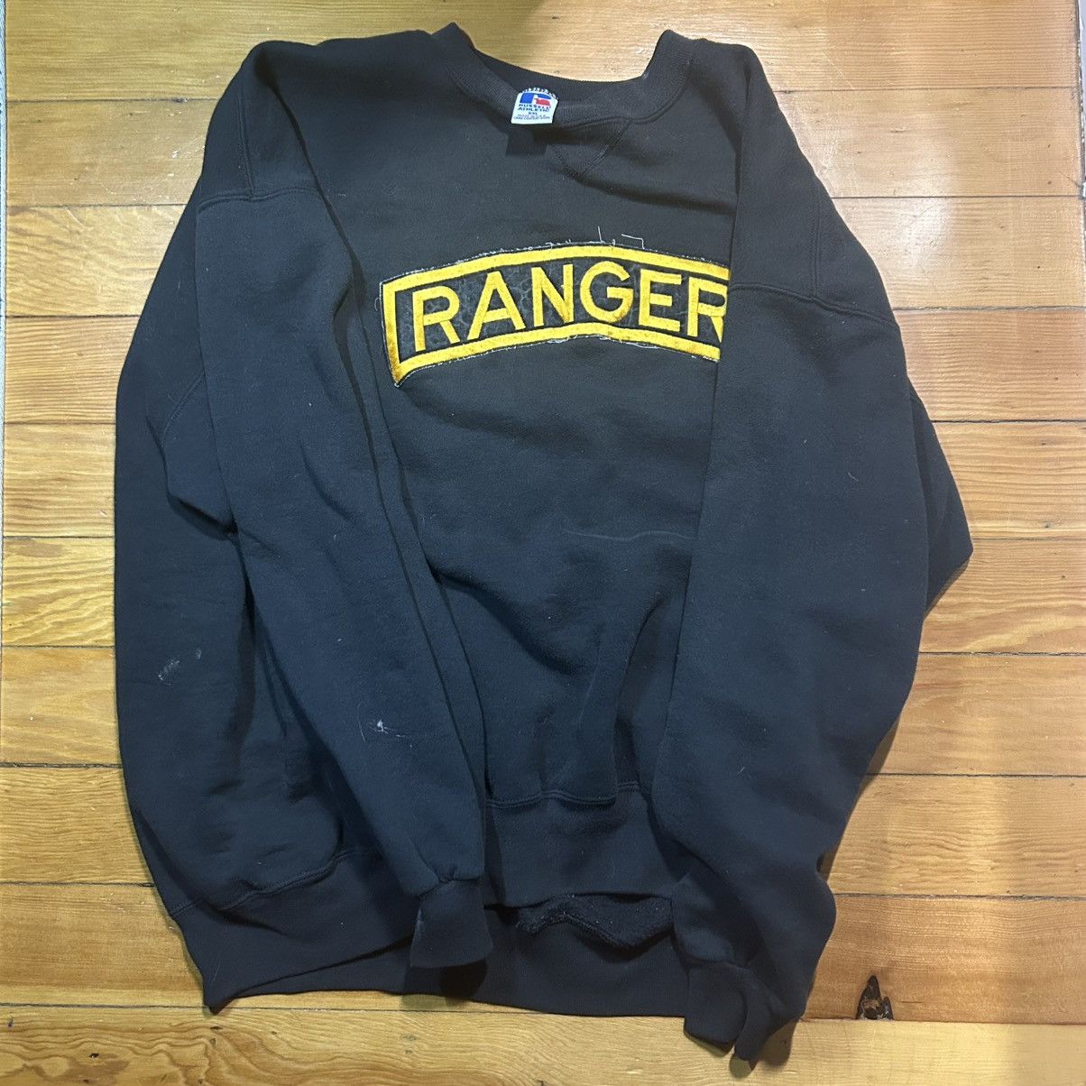 Russell Athletic × Vintage 90s Russell Athletic Ranger School Sweatshirt Size US XL / EU 56 / 4 - 1 Thumbnail