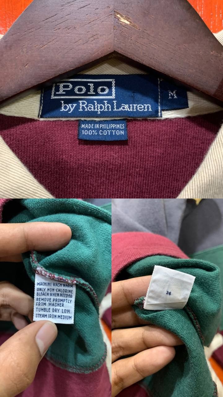 Rugby Ralph Lauren 2000s POLO RALPH LAUREN STRIPES POLO RUGBY SHIRT Size US M / EU 48-50 / 2 - 4 Thumbnail