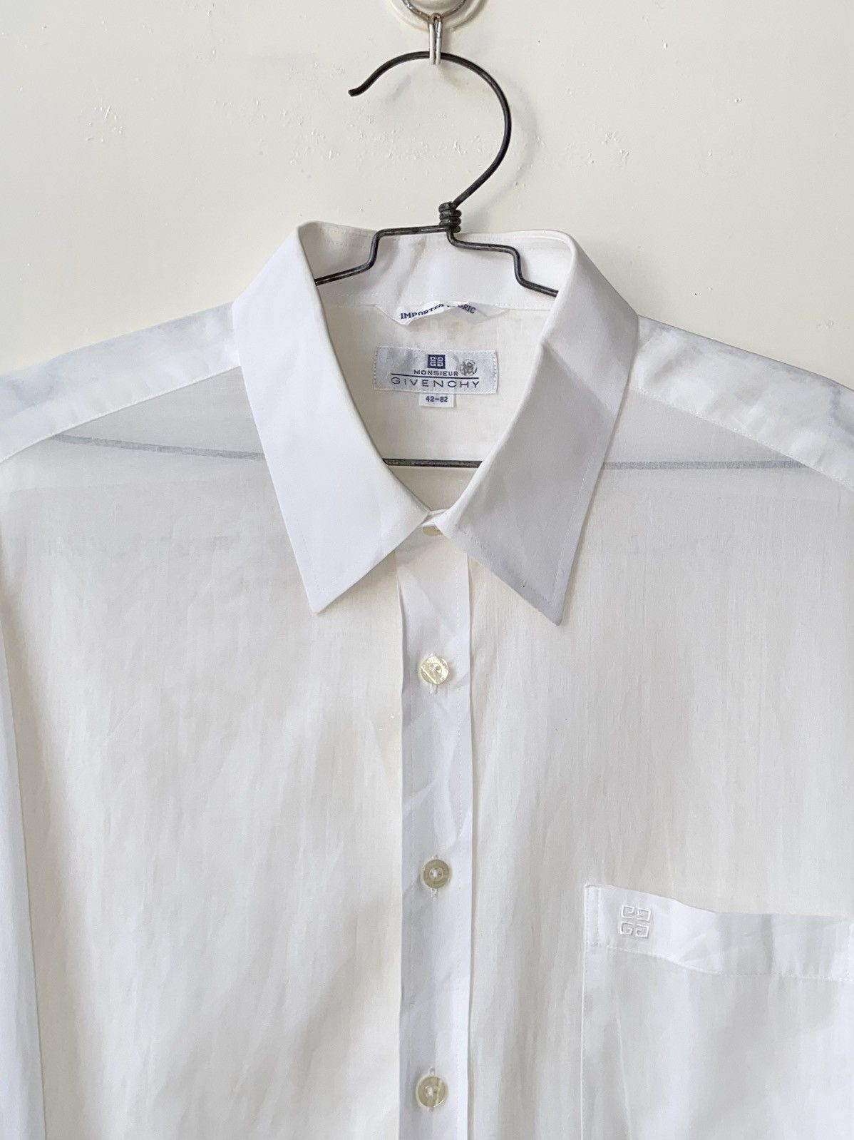 Givenchy GIVENCHY White Shirt Size US L / EU 52-54 / 3 - 14 Thumbnail