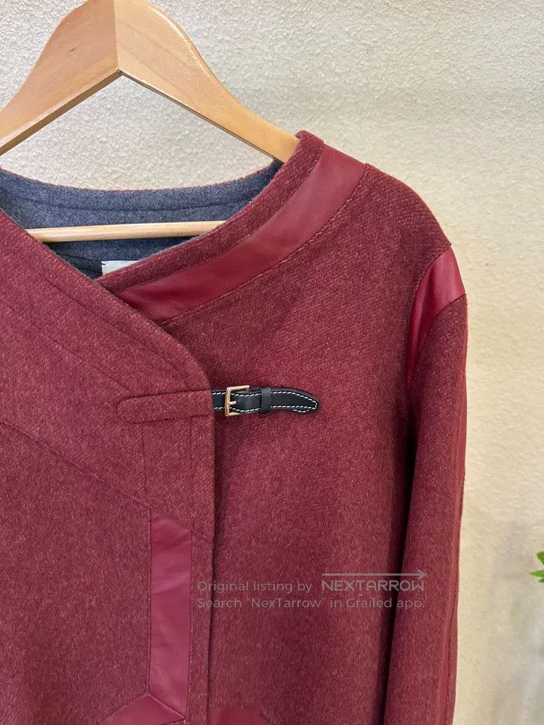 Hermes Hermes Double-Sided Cashmere Mixed Leather Short Jacket Size XXS / US 00 / IT 34 - 4 Thumbnail