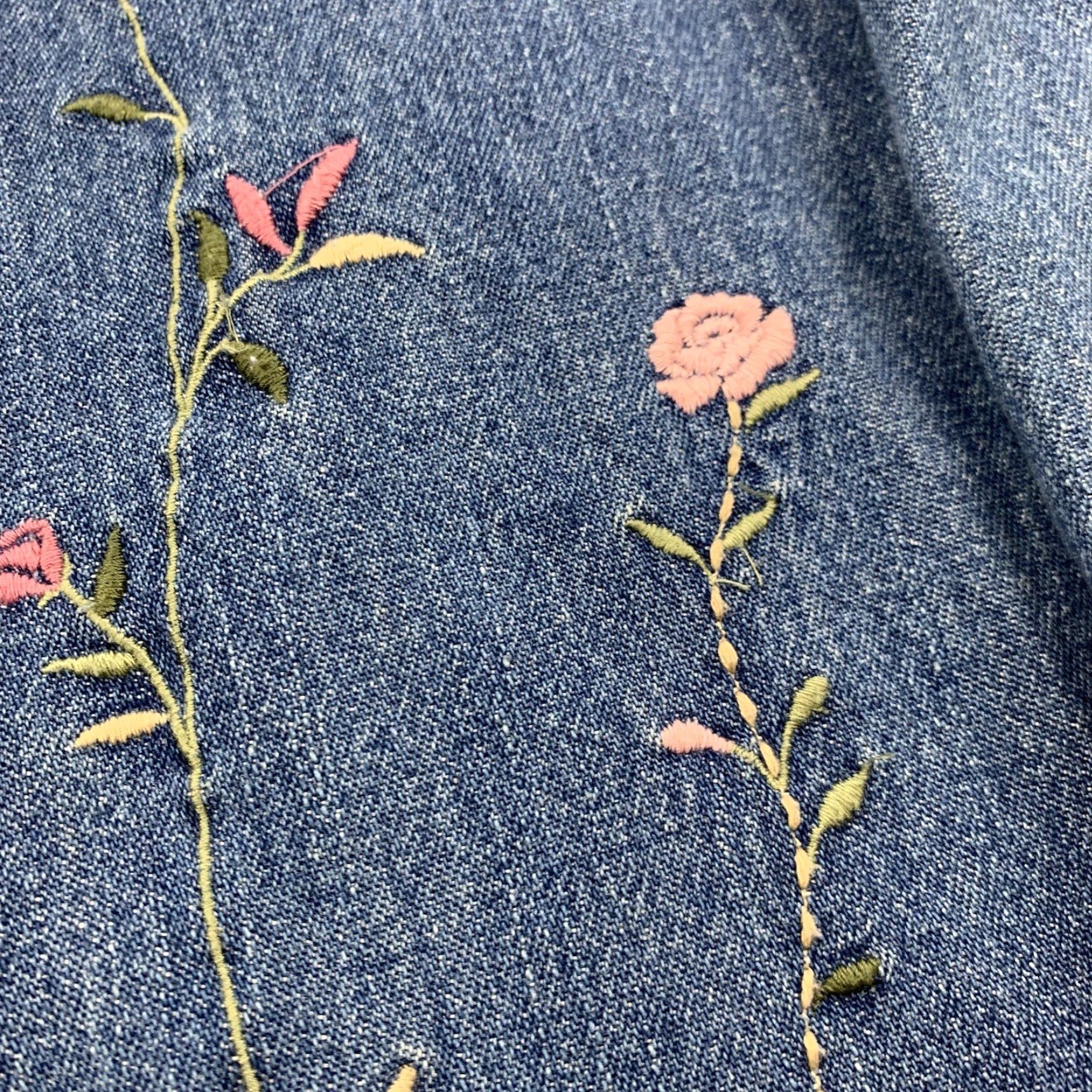 Vintage VINTAGE Classic Elements Floral Button-Up Womens Large Blue Flowers 90s Y2K 90s Size L / US 10 / IT 46 - 3 Thumbnail