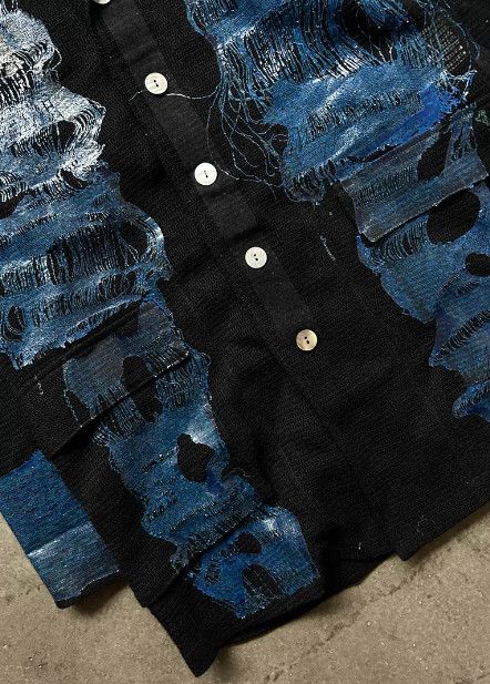 Other Kohshin Satoh Grid-Coated Cardigan Size US M / EU 48-50 / 2 - 6 Thumbnail