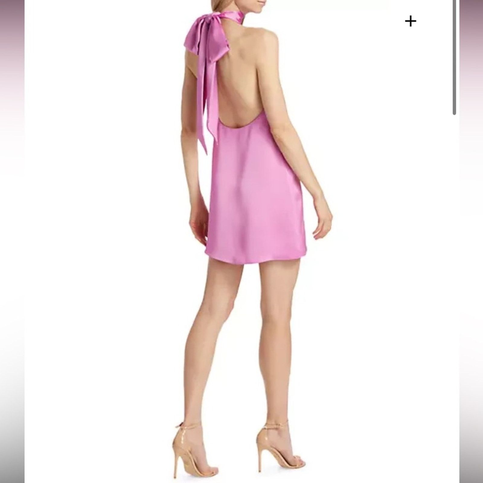 Ramy Brook NWT Ramy Brook $445 Pink Halter Dress Size 4 Size S / US 4 / IT 40 - 1 Thumbnail