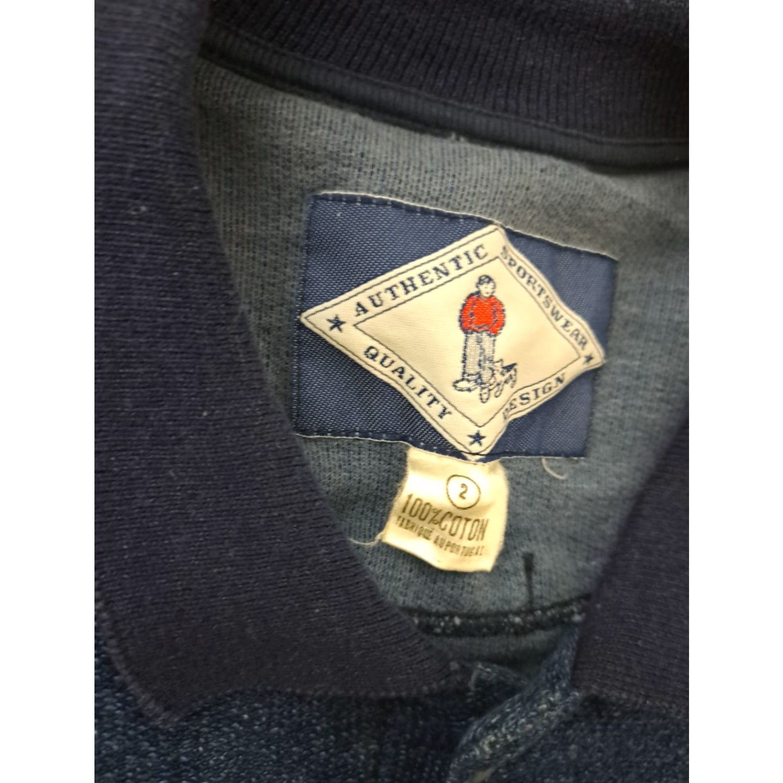 Vintage VINTAGE Authentic sportswear Button-Up Shirt XL Blue Denim Cotton Size US XL / EU 56 / 4 - 2 Thumbnail