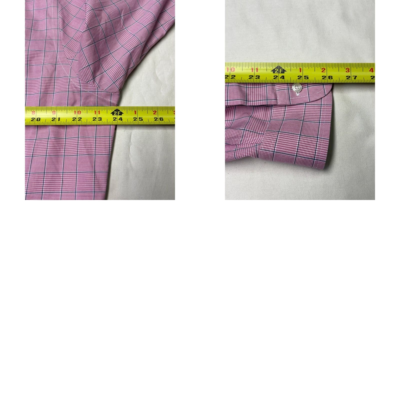 Brooks Brothers Brooks Brothers Milano Fit Non-Iron Supima Cotton Pink Check Shirt 17-36 Size US XL / EU 56 / 4 - 8 Thumbnail