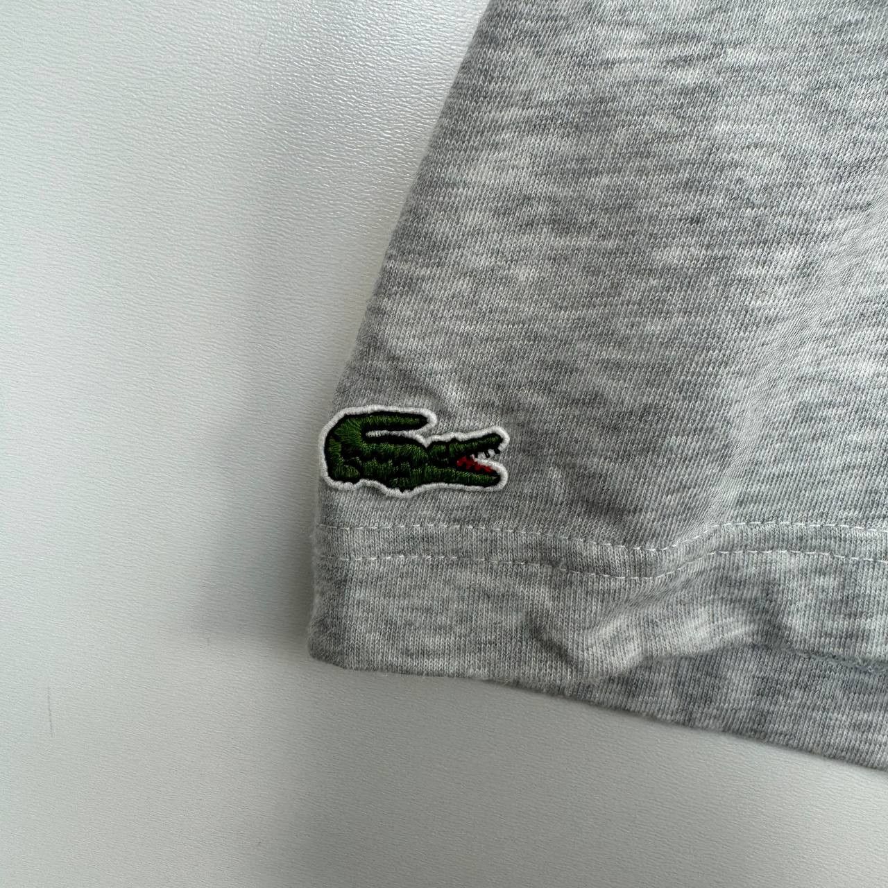 Lacoste Lacoste Big Crocodile Outline T-Shirt Grey Mens Size XL Size US XL / EU 56 / 4 - 3 Thumbnail