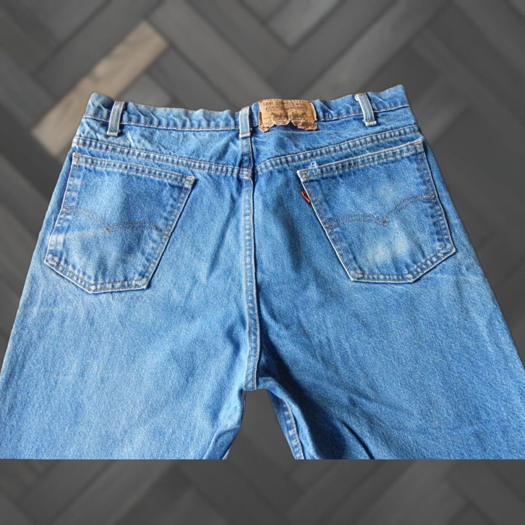 Levi's VINTAGE Levi's Denim Jeans Men's Straight Fit Blue 38x32 US Made Size US 38 / EU 54 - 1 Thumbnail