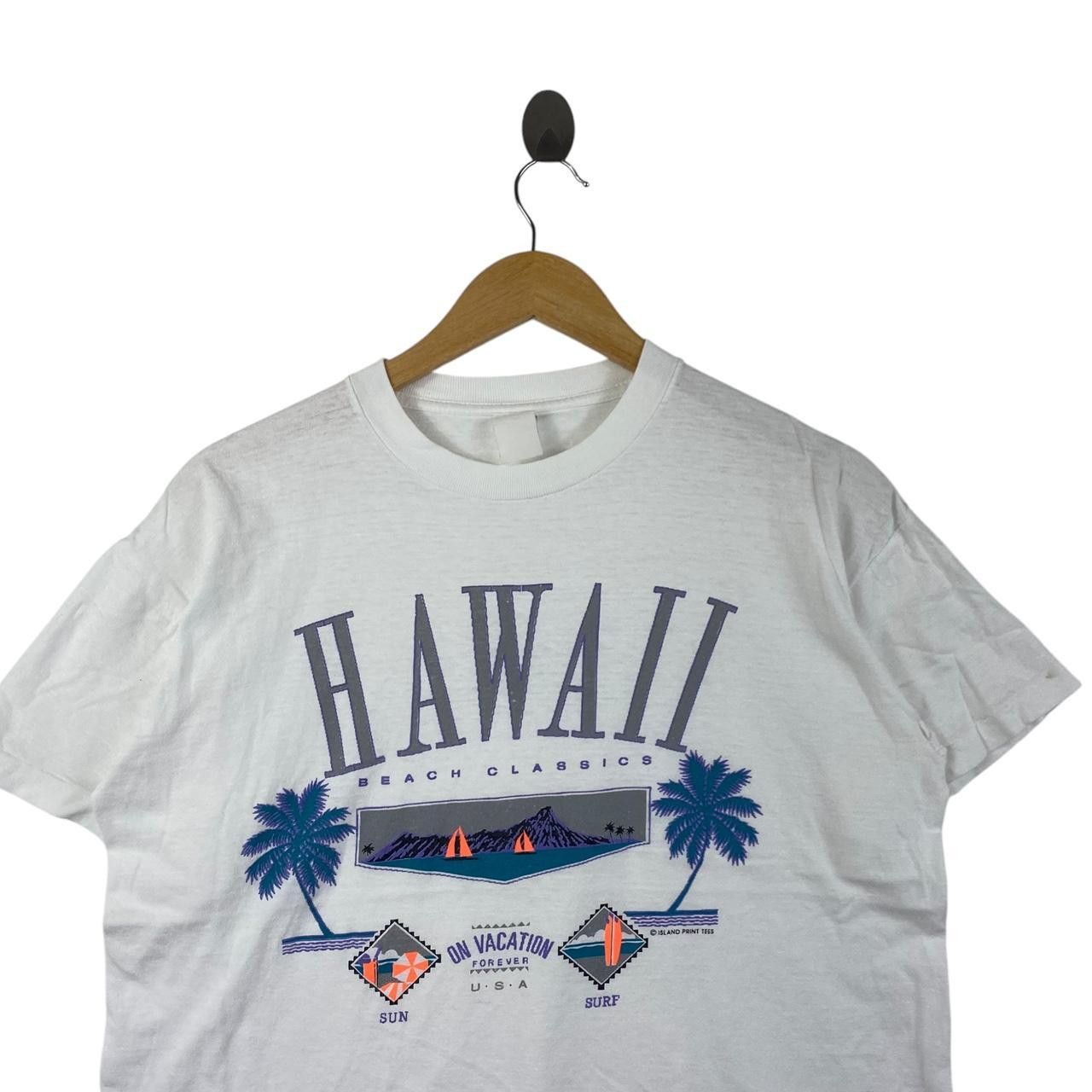 Vintage Vintage 90’ HAWAII BEACH CLASSICS Sun Surf Tee Shirt Island Size M / US 6-8 / IT 42-44 - 2 Thumbnail