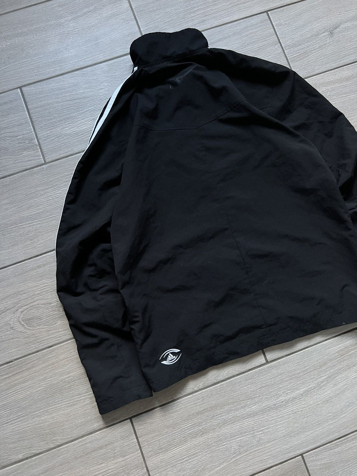 Adidas Vintage 00s Adidas All Blacks Zip Fleece Jacket Sweater Size US S / EU 44-46 / 1 - 16 Thumbnail