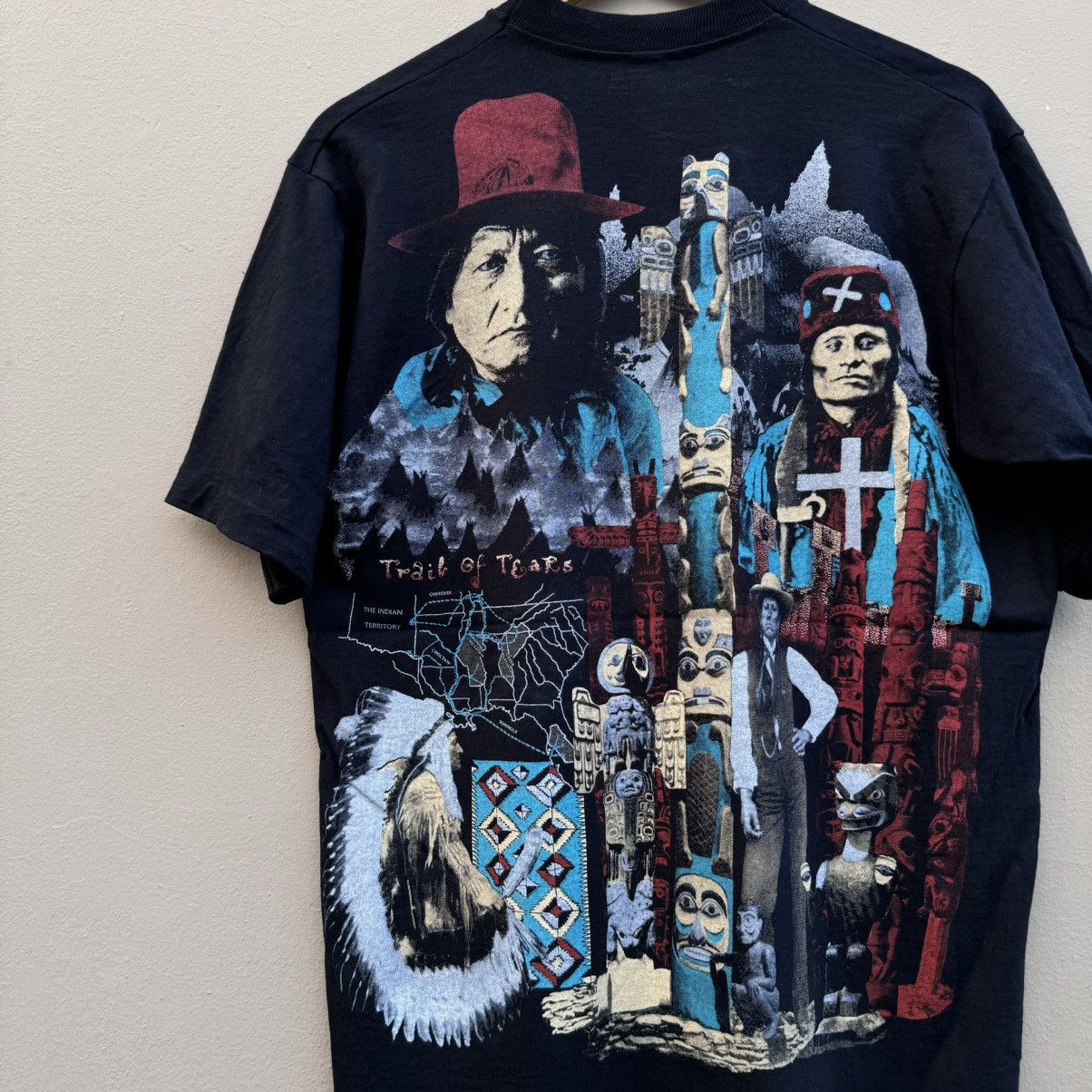 Vintage Vintage native american 90s rare tee Size US M / EU 48-50 / 2 - 5 Thumbnail