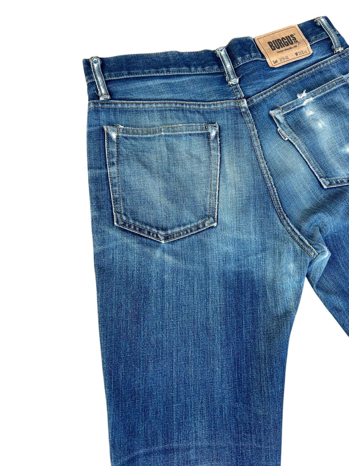 Burgus Plus Dirty Mud Denim Distress Burgus Plus Japan Bootcut Jeans Size US 32 / EU 48 - 17 Thumbnail