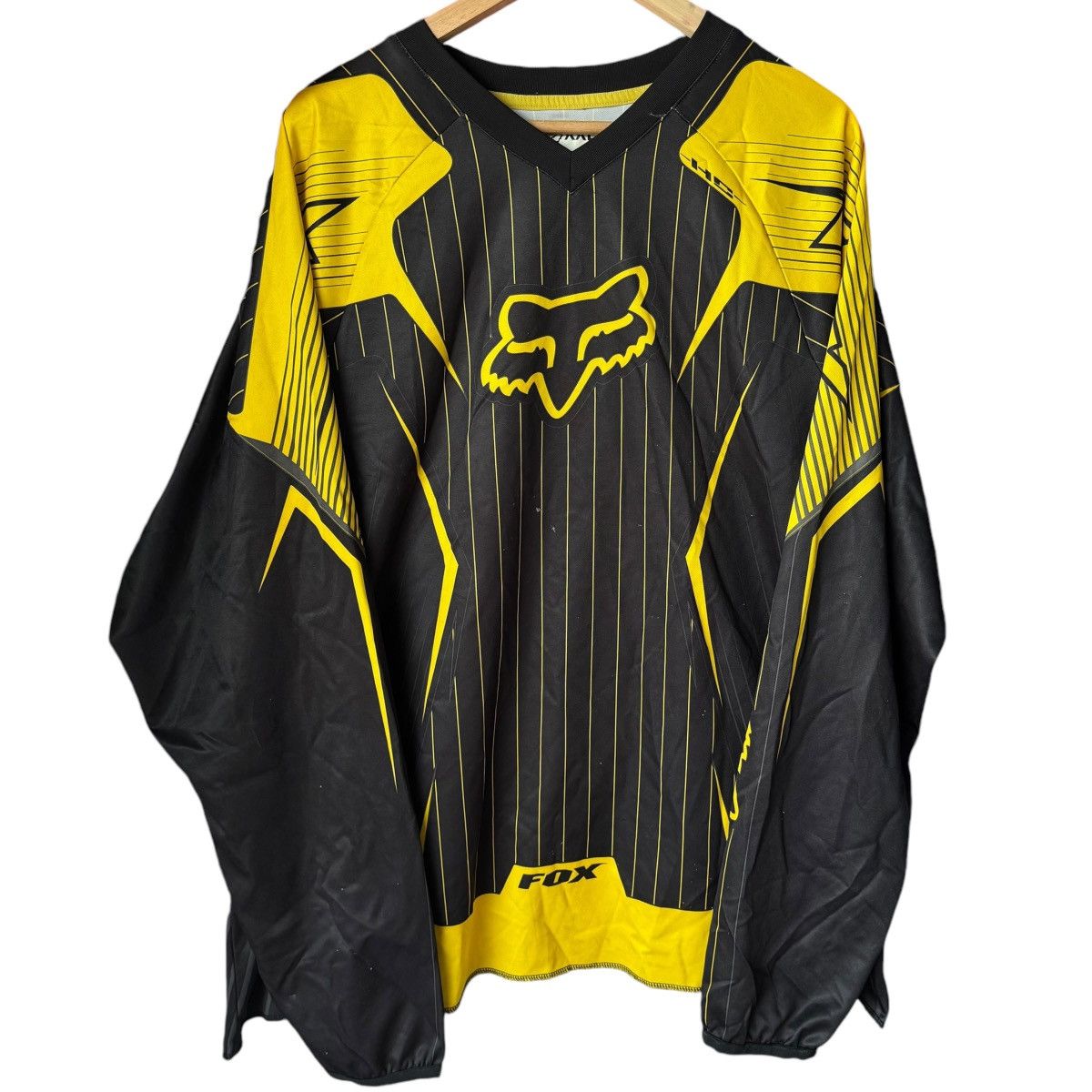 Drake × Fox Racing × Vintage FOX RACING VINTAGE LONG SLEEVE SHIRT JERSEY MOTOCROSS Y2K Size US XXL / EU 58 / 5 - 13 Thumbnail