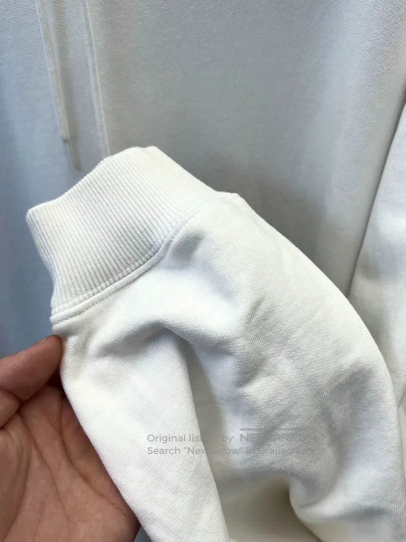 Balenciaga Balenciaga Back Print Letter Logo Pattern White Hooded Hoo Size US XS / EU 42 / 0 - 3 Thumbnail