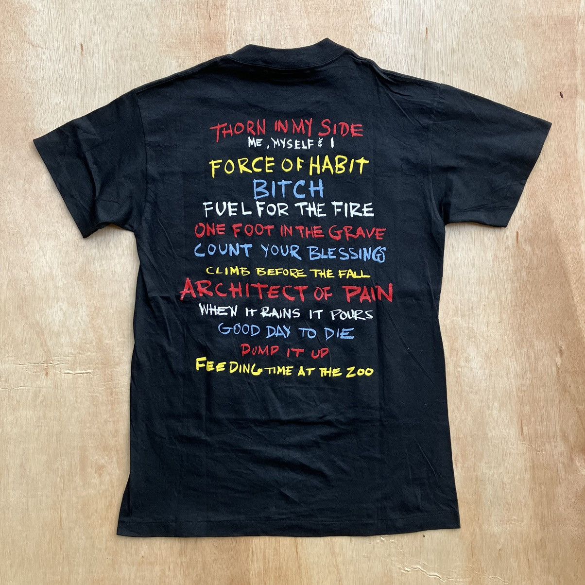 Band Tees × Vintage VINTAGE BAND TEES EXODUS FORCE OF HABIT RALPH STEAD BROCKUM Size US M / EU 48-50 / 2 - 5 Thumbnail