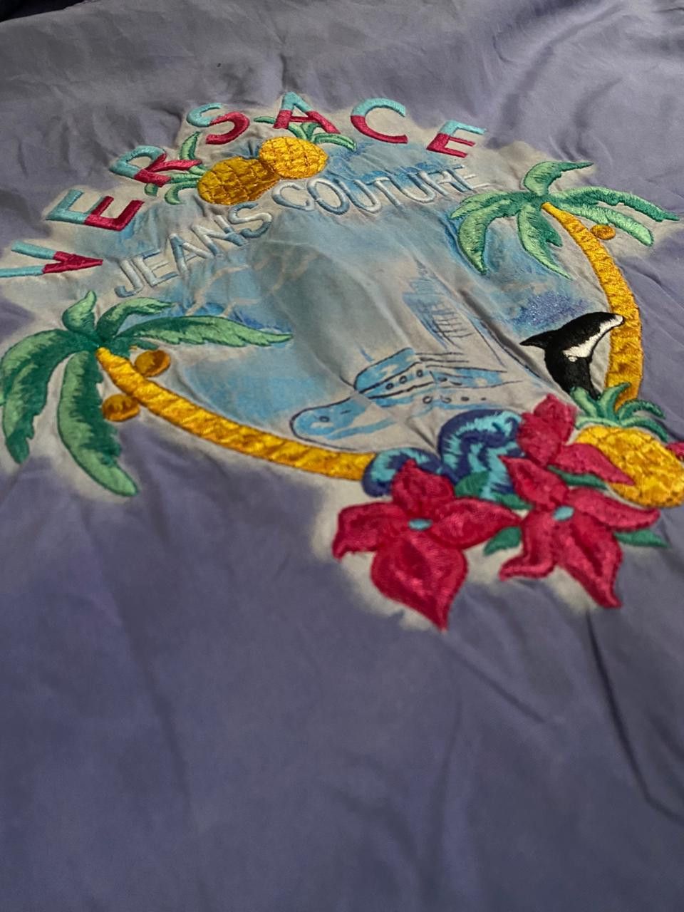 Versace Jeans Couture VERSACE JEANS COUTURE HAWAII ALOHA RARE ITEM 80S Size US XL / EU 56 / 4 - 5 Thumbnail