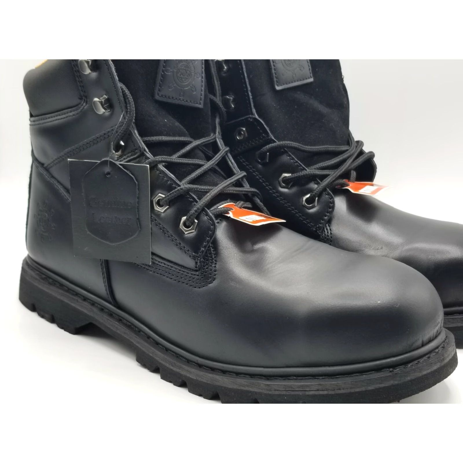 Vintage Globalwin 1606ST Black Steel Toe Men's Work Boot Size 13 M SKU BX 10 X Size US 13 / EU 46 - 2 Thumbnail