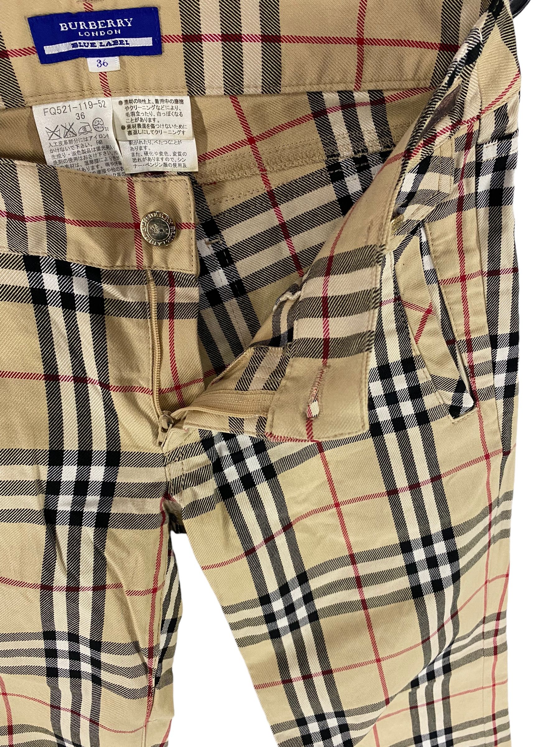 Burberry × Designer Burberry nova check plaid pant Size 28" / US 6 / IT 42 - 10 Thumbnail