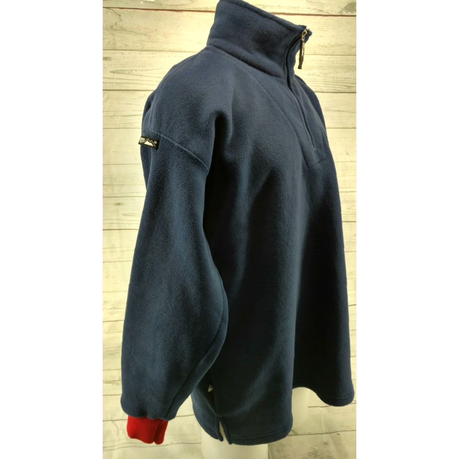 Vintage First Down Exploration Blue Fleece 1/4 Zip Hiking Pullover Size Large Size US L / EU 52-54 / 3 - 4 Thumbnail