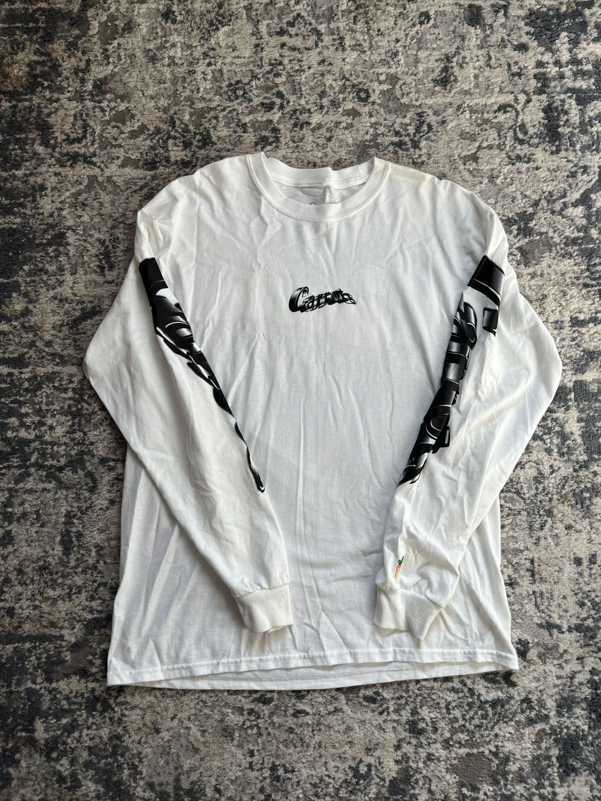 Carrots by Anwar Carrots Carrots LS White Tee Airbrush Graphic Size US L / EU 52-54 / 3 - 1 Thumbnail
