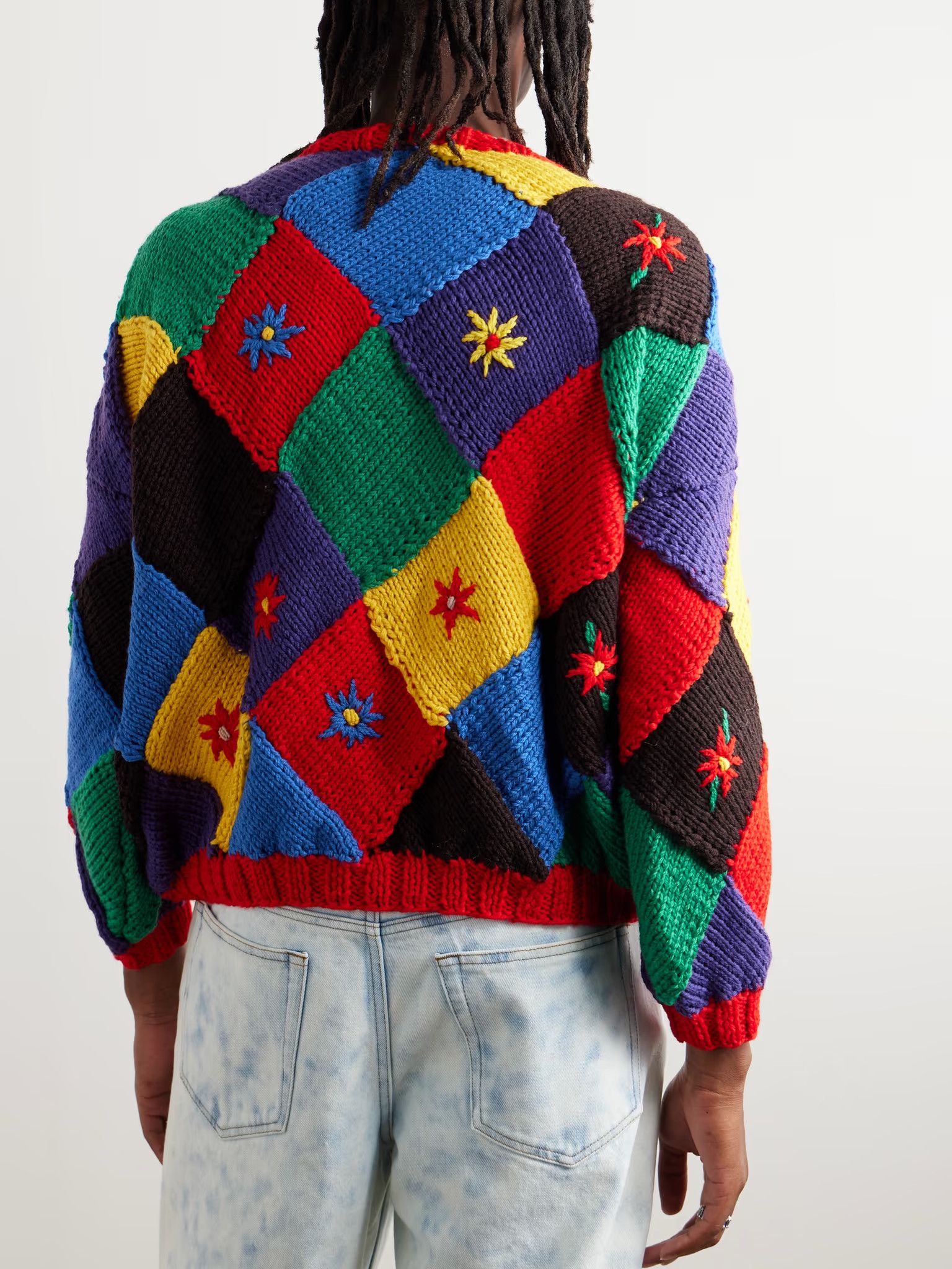 ERL ERL PATCHWORK SWEATER SIZE MEDIUM Size US M / EU 48-50 / 2 - 13 Thumbnail