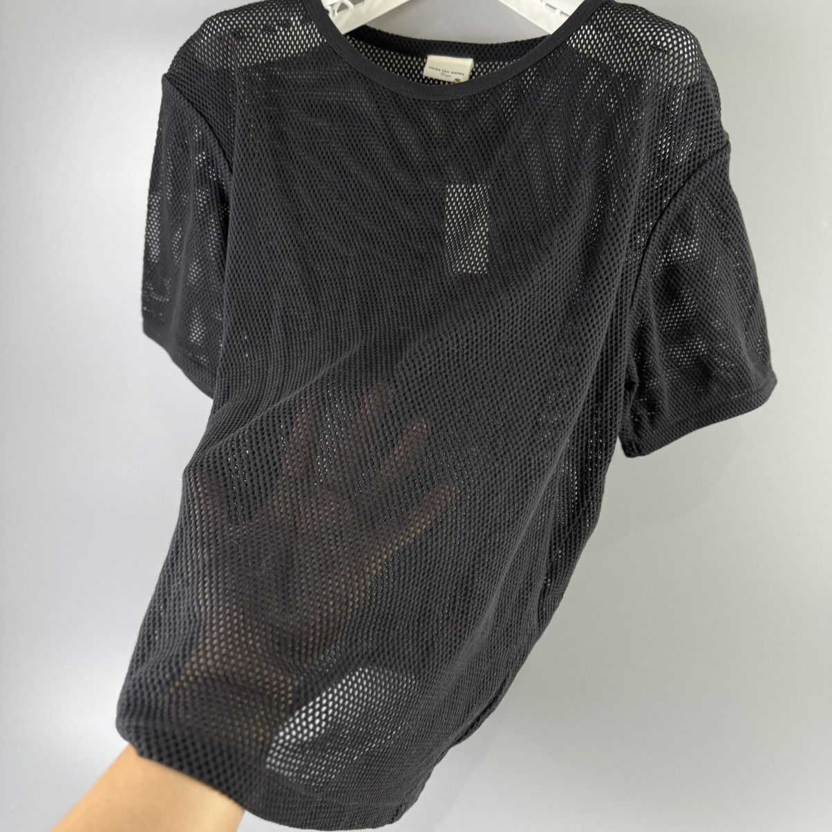 Dries Van Noten Dries Van Noten - Mesh Cotton Crew-Neck T-Shirt Size US L / EU 52-54 / 3 - 2 Thumbnail